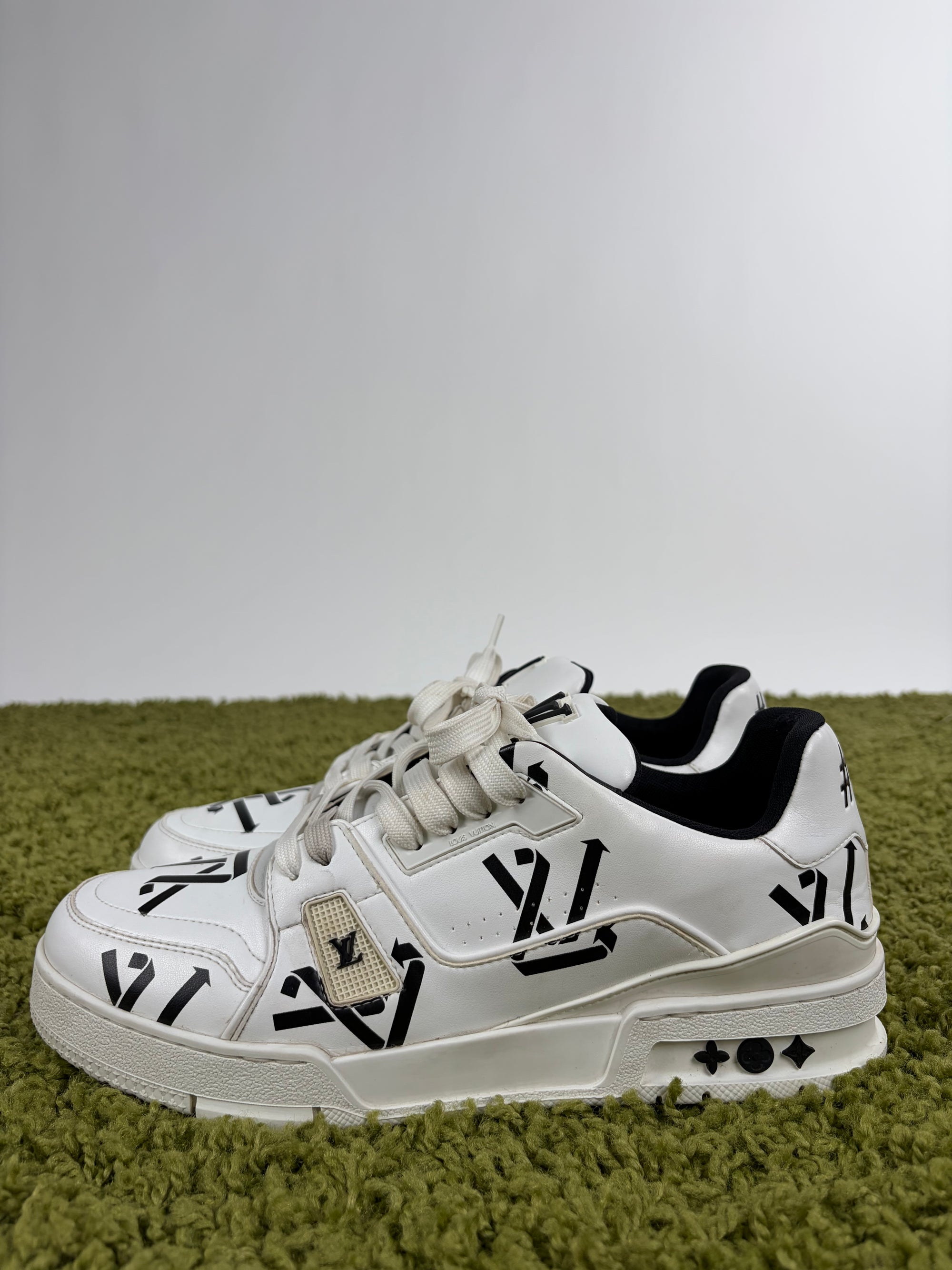 Louis vuitton trainer Size 8=42 calza 43 bianca e nera
