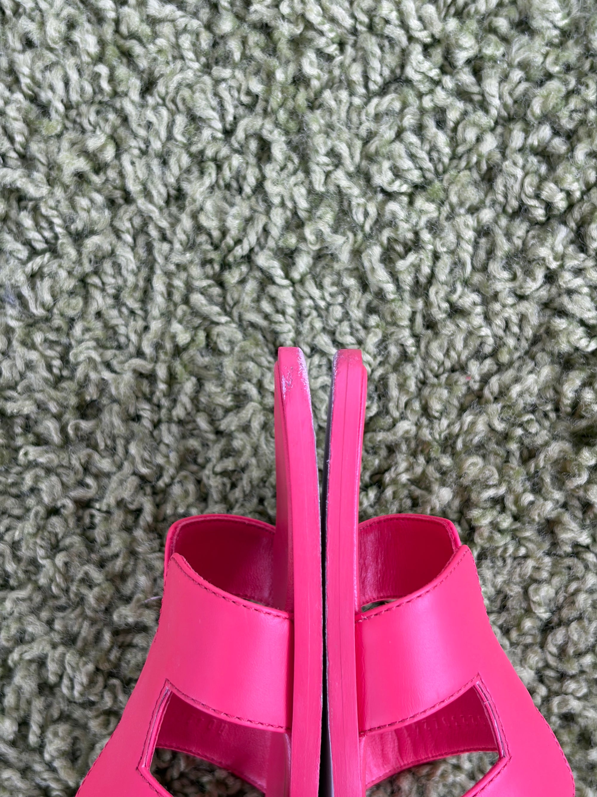 Sandali Hermes Size 40 rosa