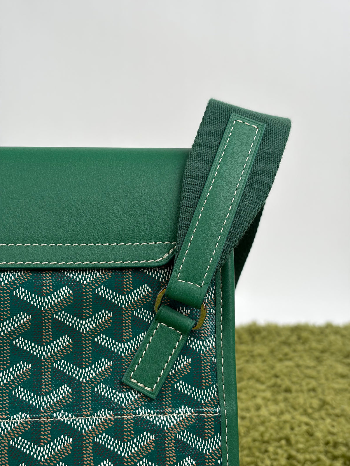 Borsa a tracolla Coursier Goyard Verde