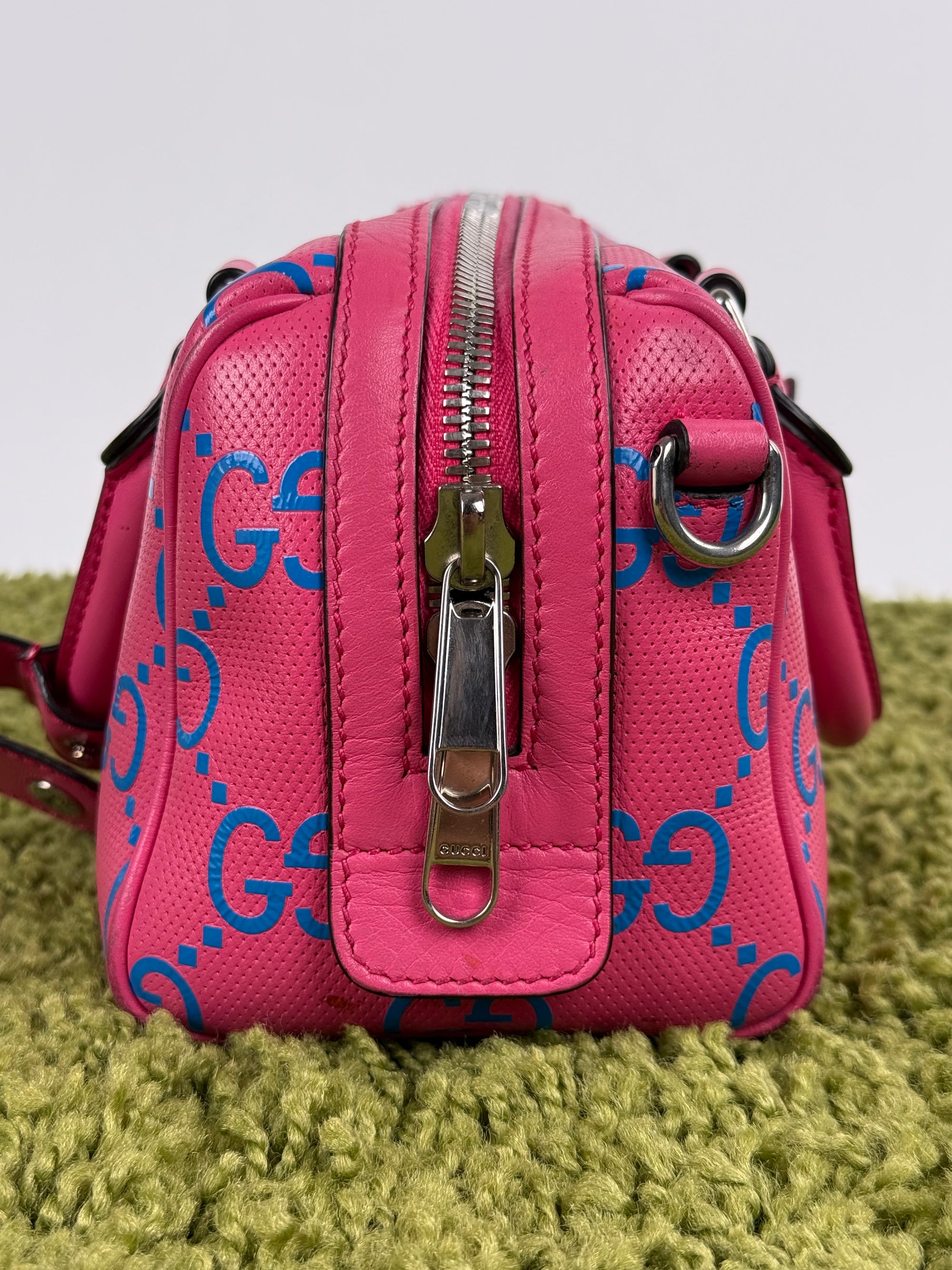 Borsa Boston Gucci Rosa Multicolor