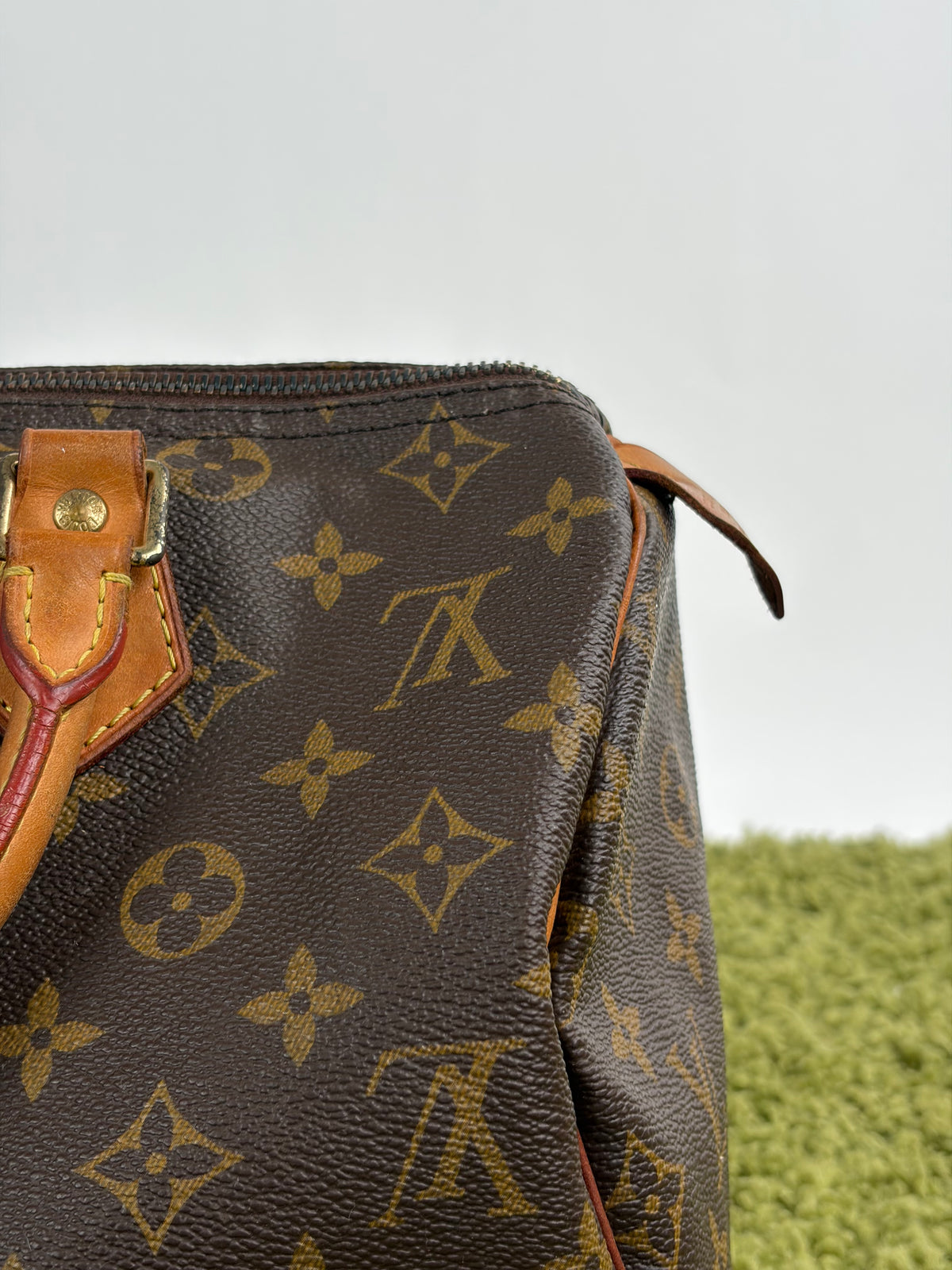 Borsa Louis Vuitton Speedy Marrone