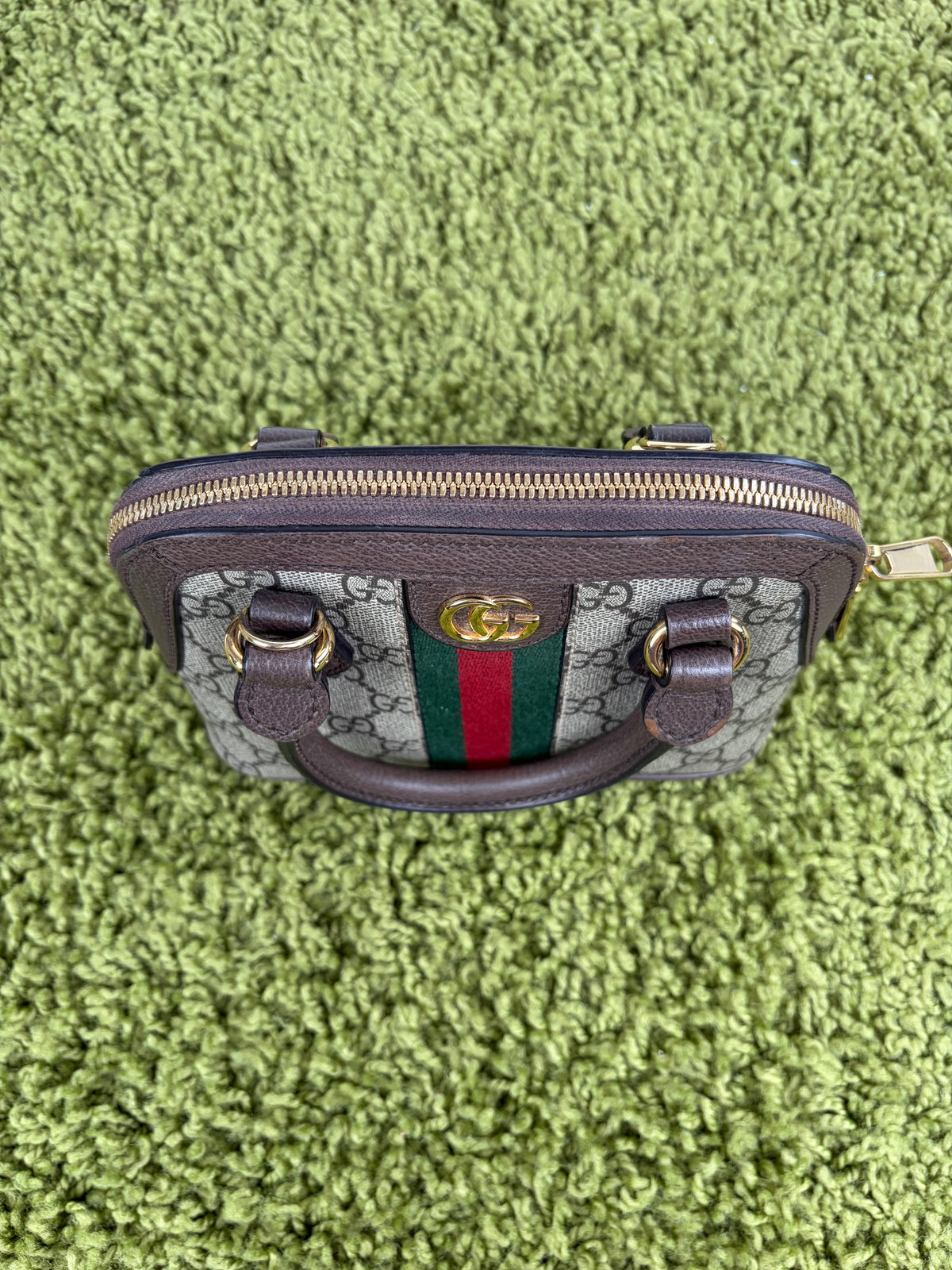 Mini Borsa a Mano Ophidia Gucci Beige