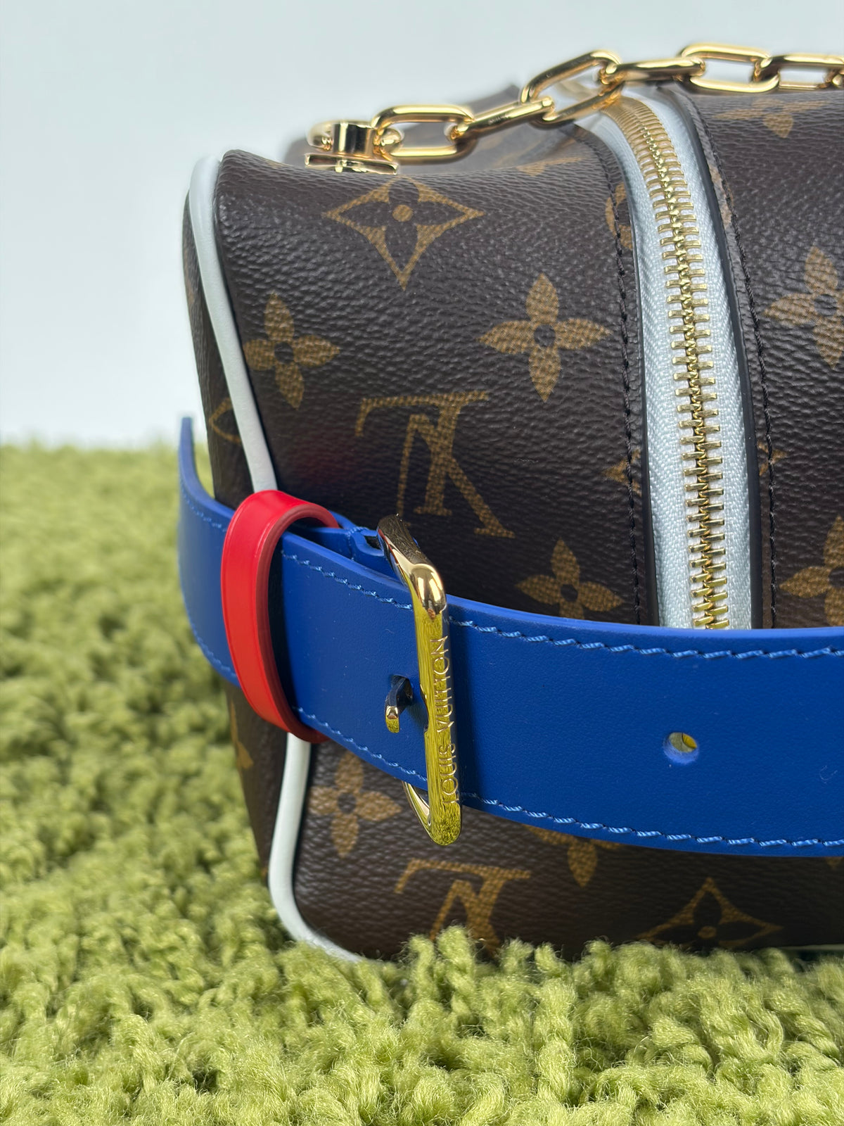 Beauty Case Louis Vuitton X NBA Marrone
