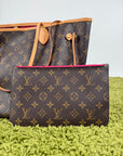 Borsa Neverfull Louis Vuitton MM Marrone