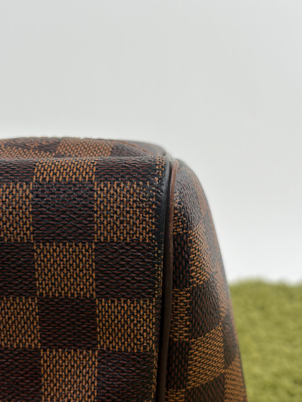 Beauty Case Louis Vuitton in tela Damier Marrone