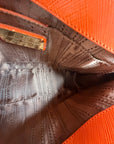 Borsa Ferragamo Gancini Chain Arancione