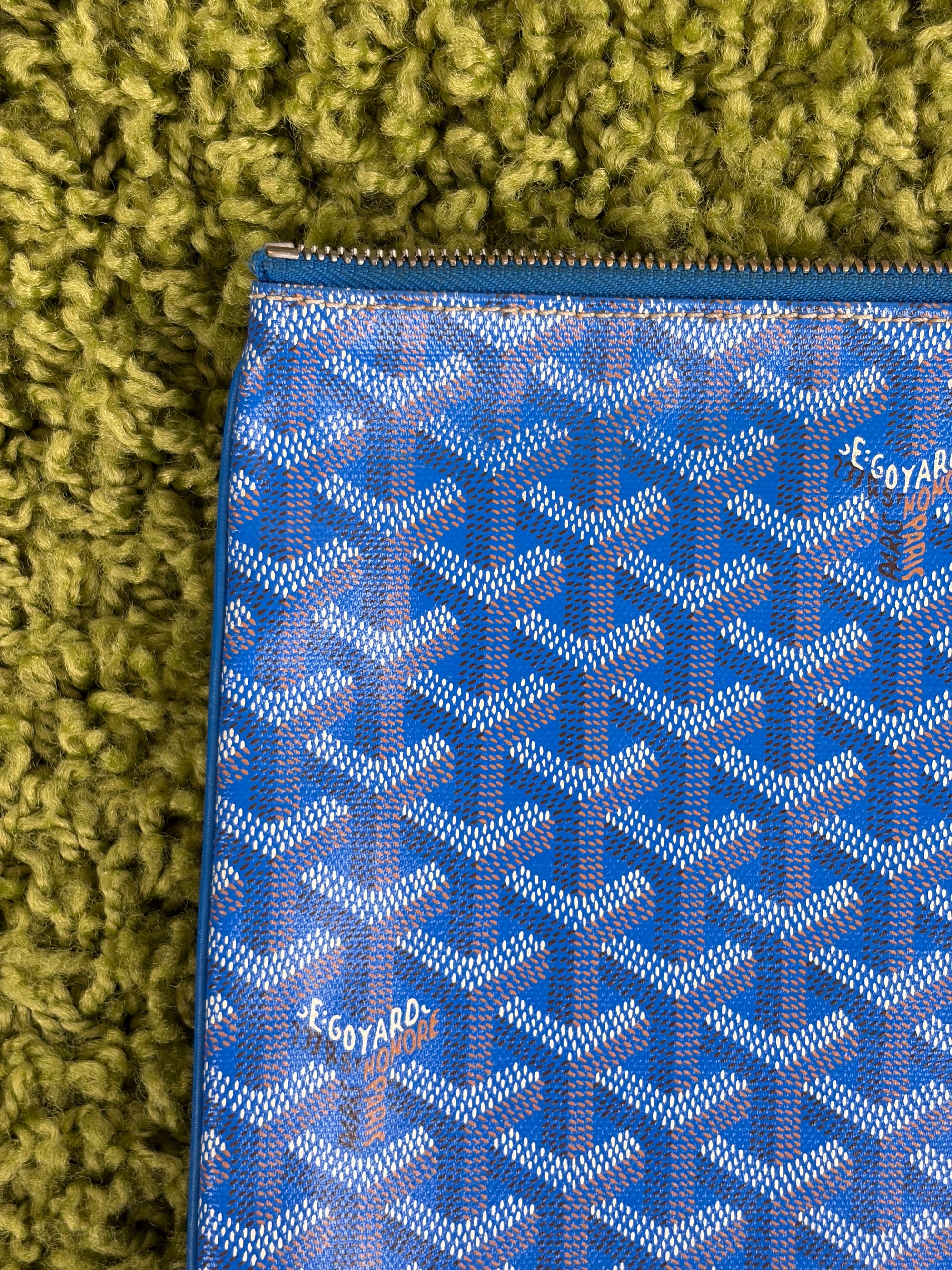 Pochette Goyard blu