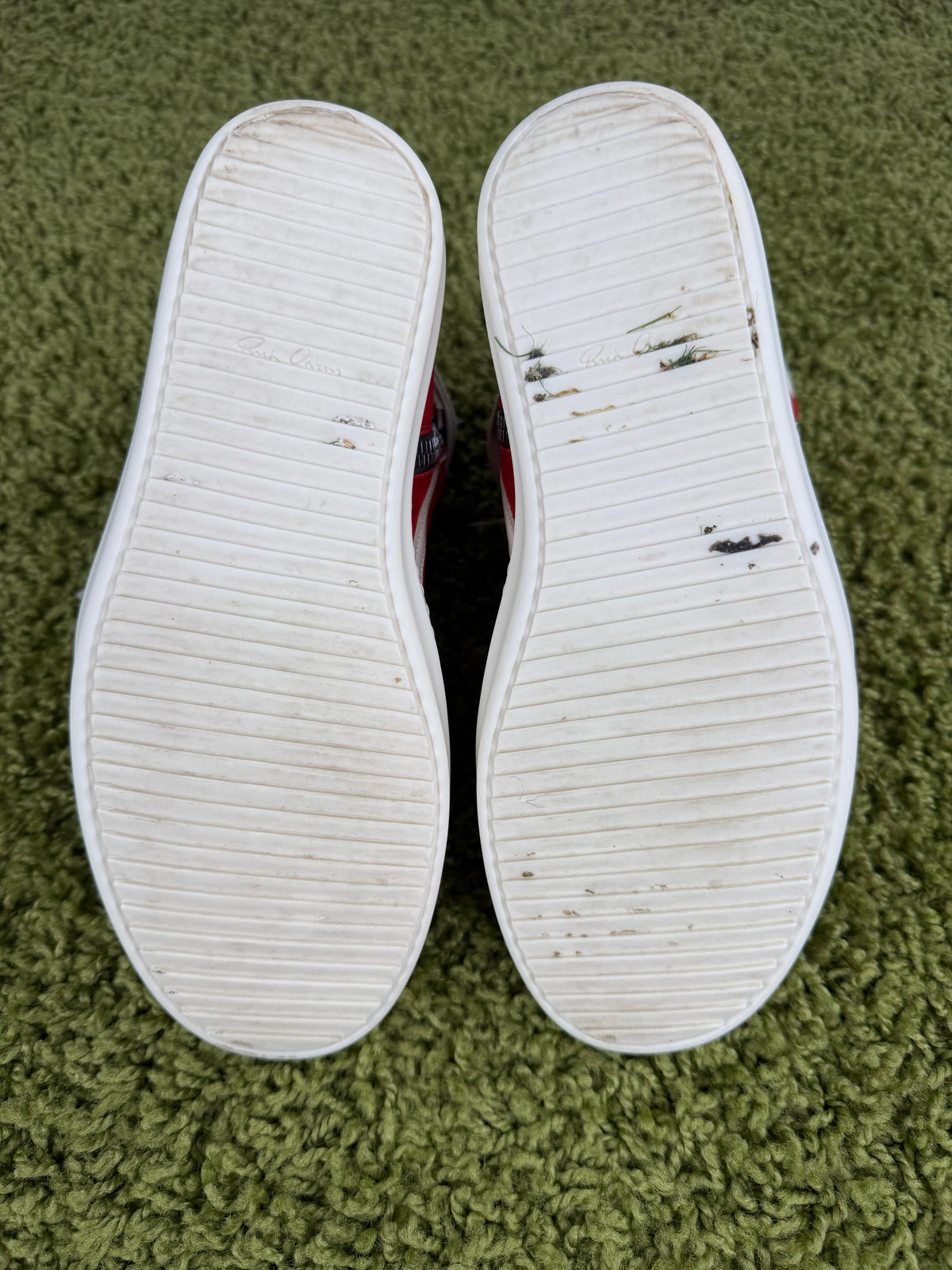 Rick Owens Geobasket DRKSHDW Rosso 44