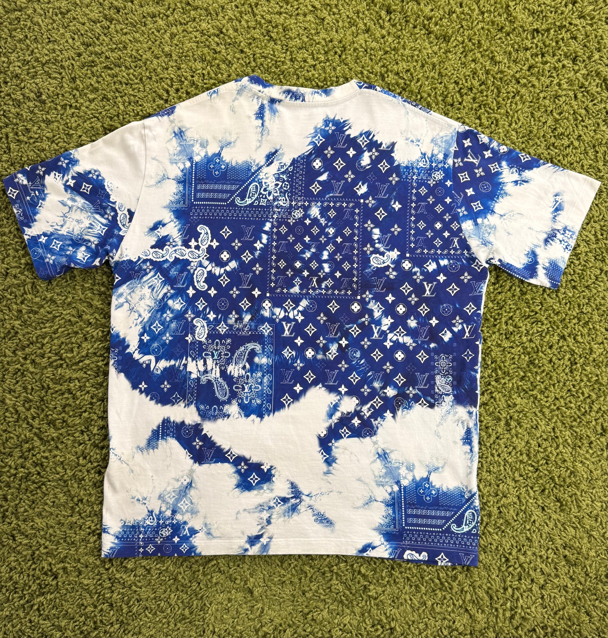 T-Shirt Louis Vuitton Monogram azzurro Multicolor XXL
