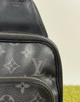 Zaino Monospalla Avenue Louis Vuitton Nero