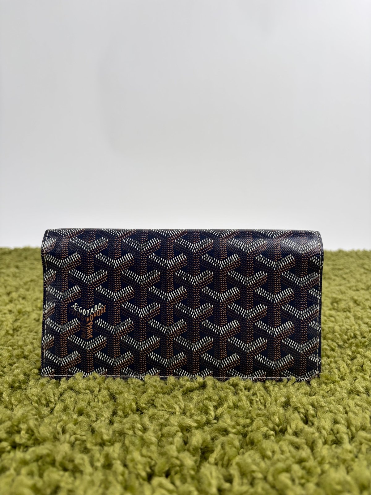 Portafoglio Goyard Richelieu in tela Goyardine Nero - Second Hand Di Fiore