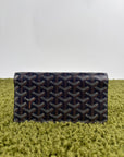 Portafoglio Goyard Richelieu in tela Goyardine Nero