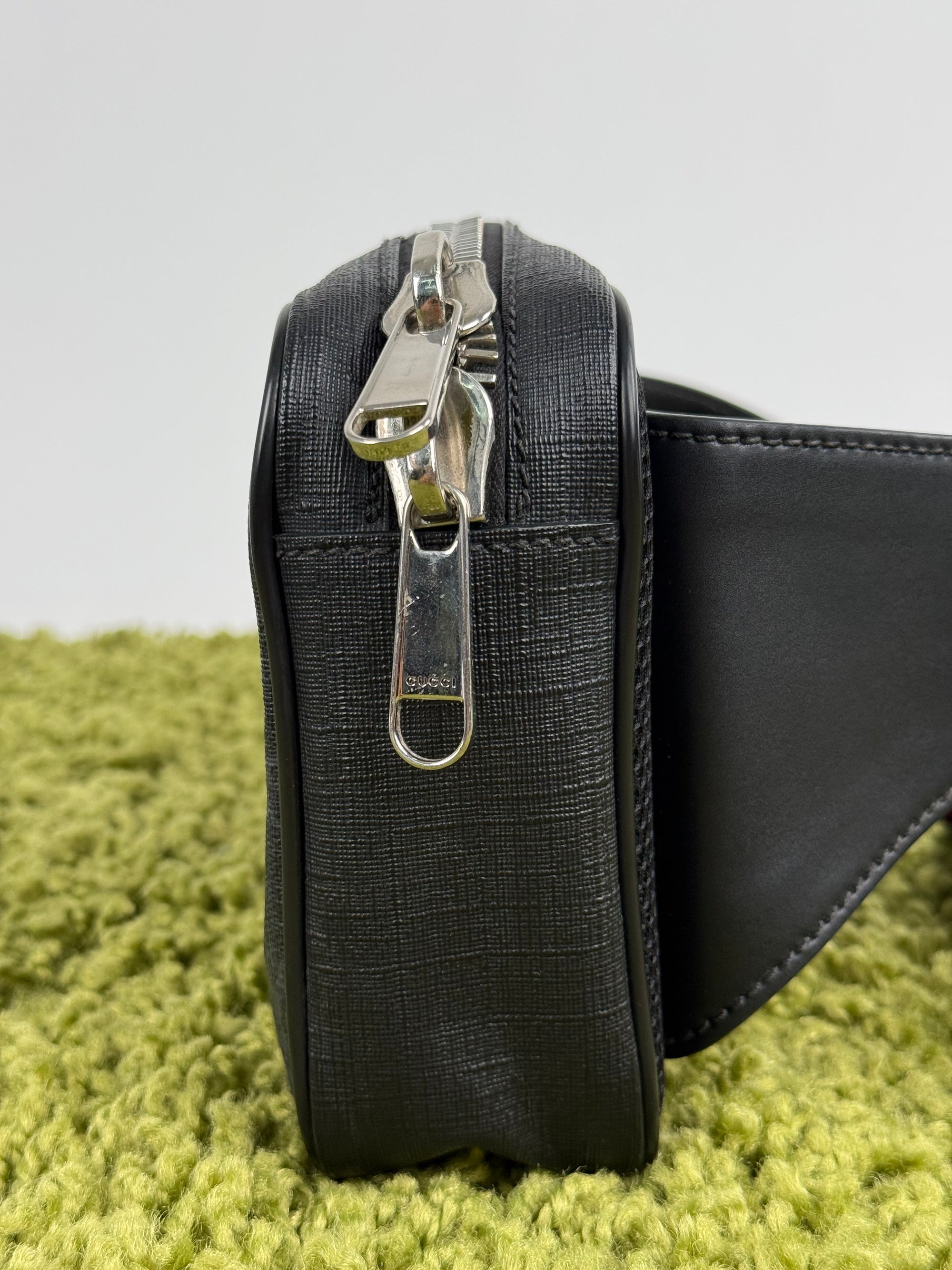 Marsupio soft supreme web strap Gucci Nero