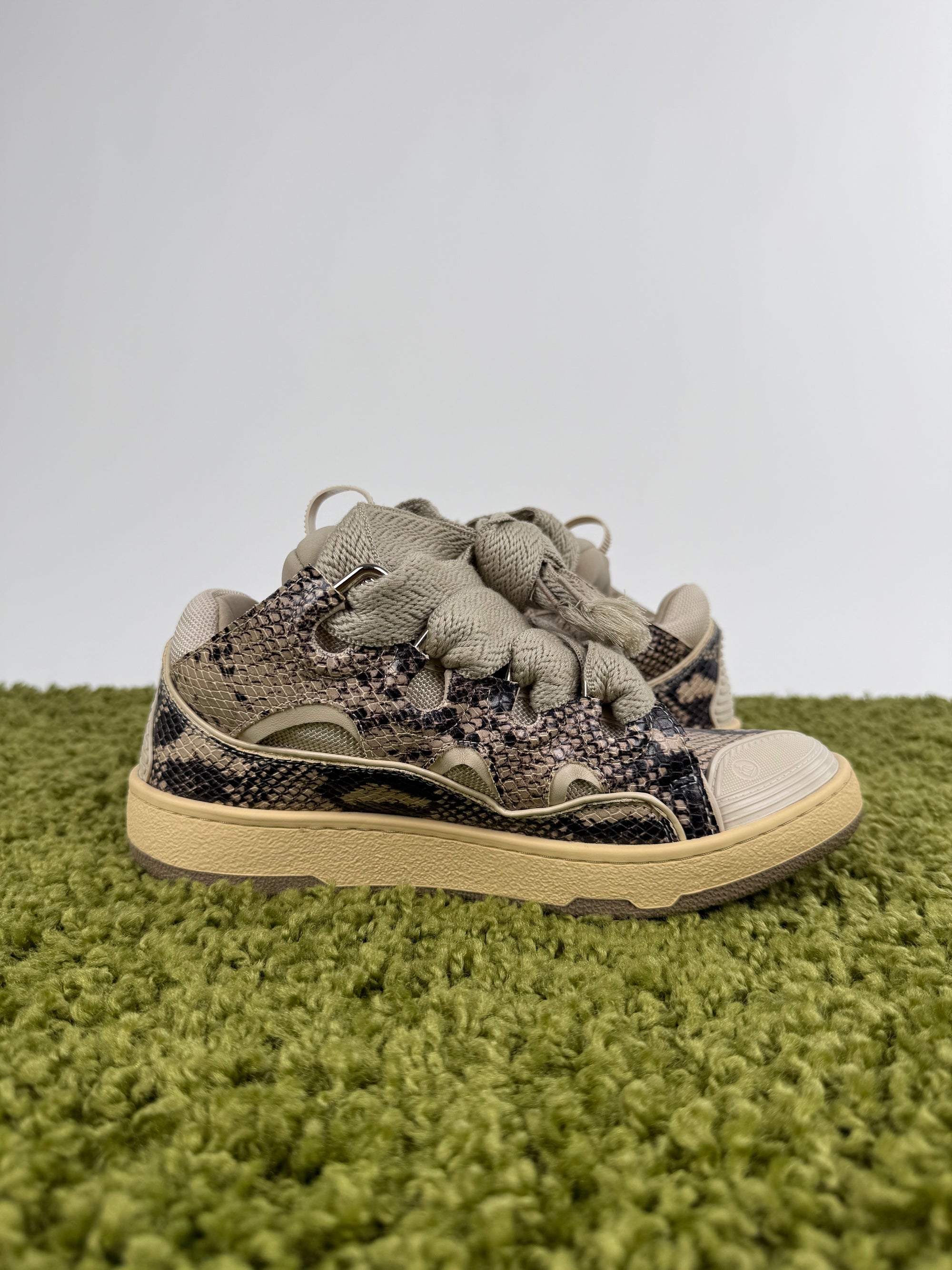 Lanvin Curb Con dettaglio Pelle di serpente 39