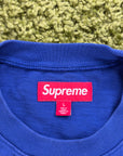 T shirt Supreme Size L blu rossa e bianca