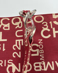 Borsa tote vintage Chanel 31 Rue cambon Rosso