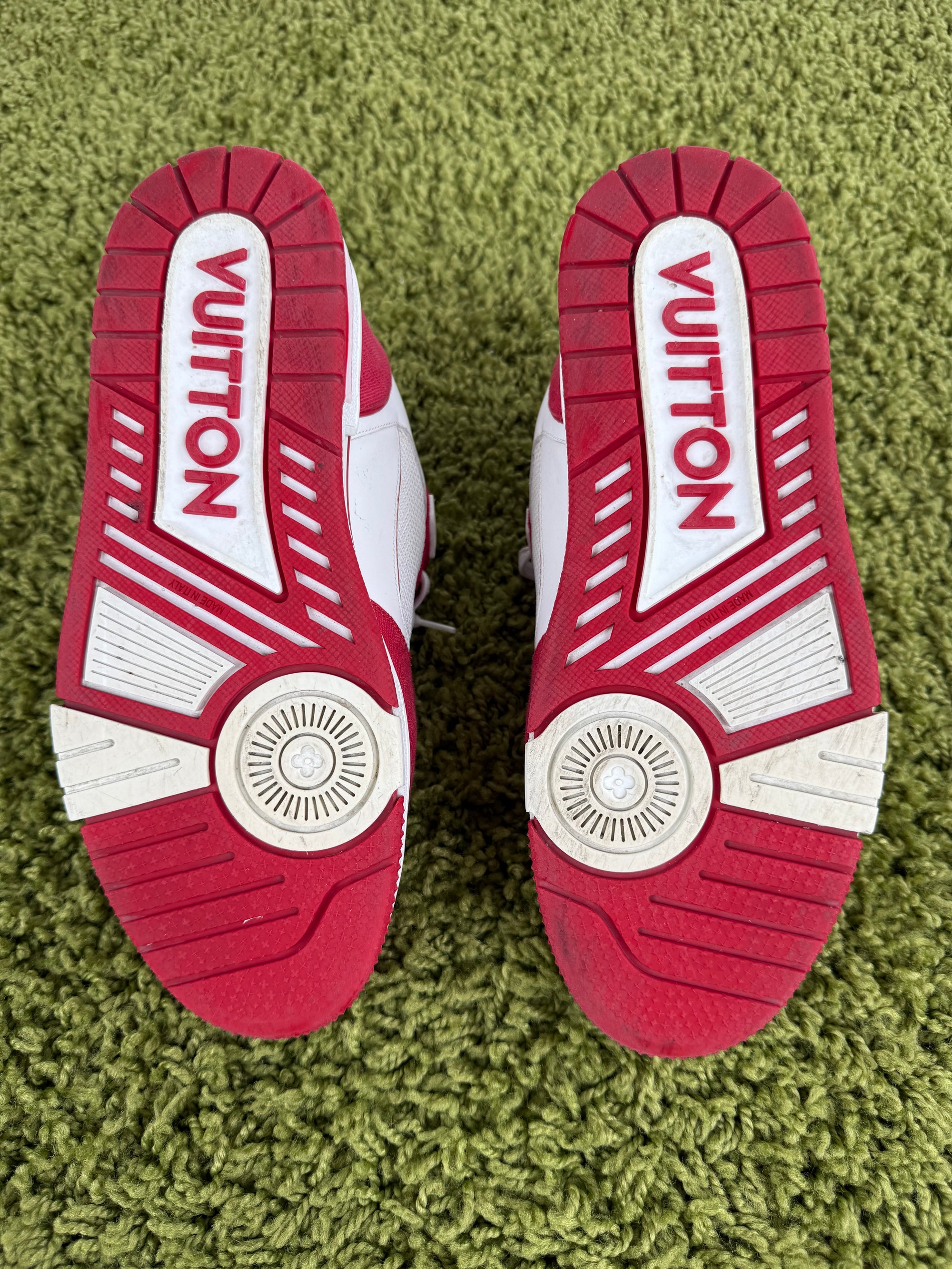 Louis Vuitton Trainer in denim Rossa 7.5