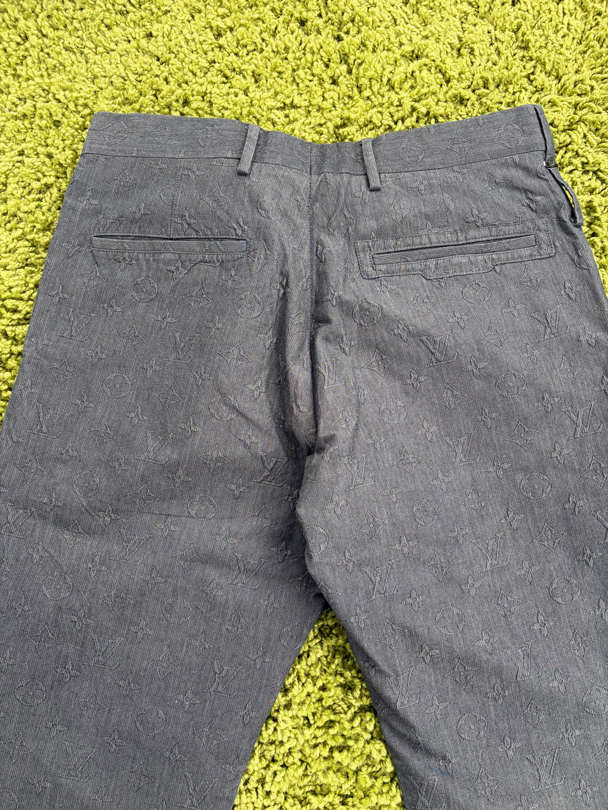 Pantalone Louis Vuitton Grigio Monogram 40
