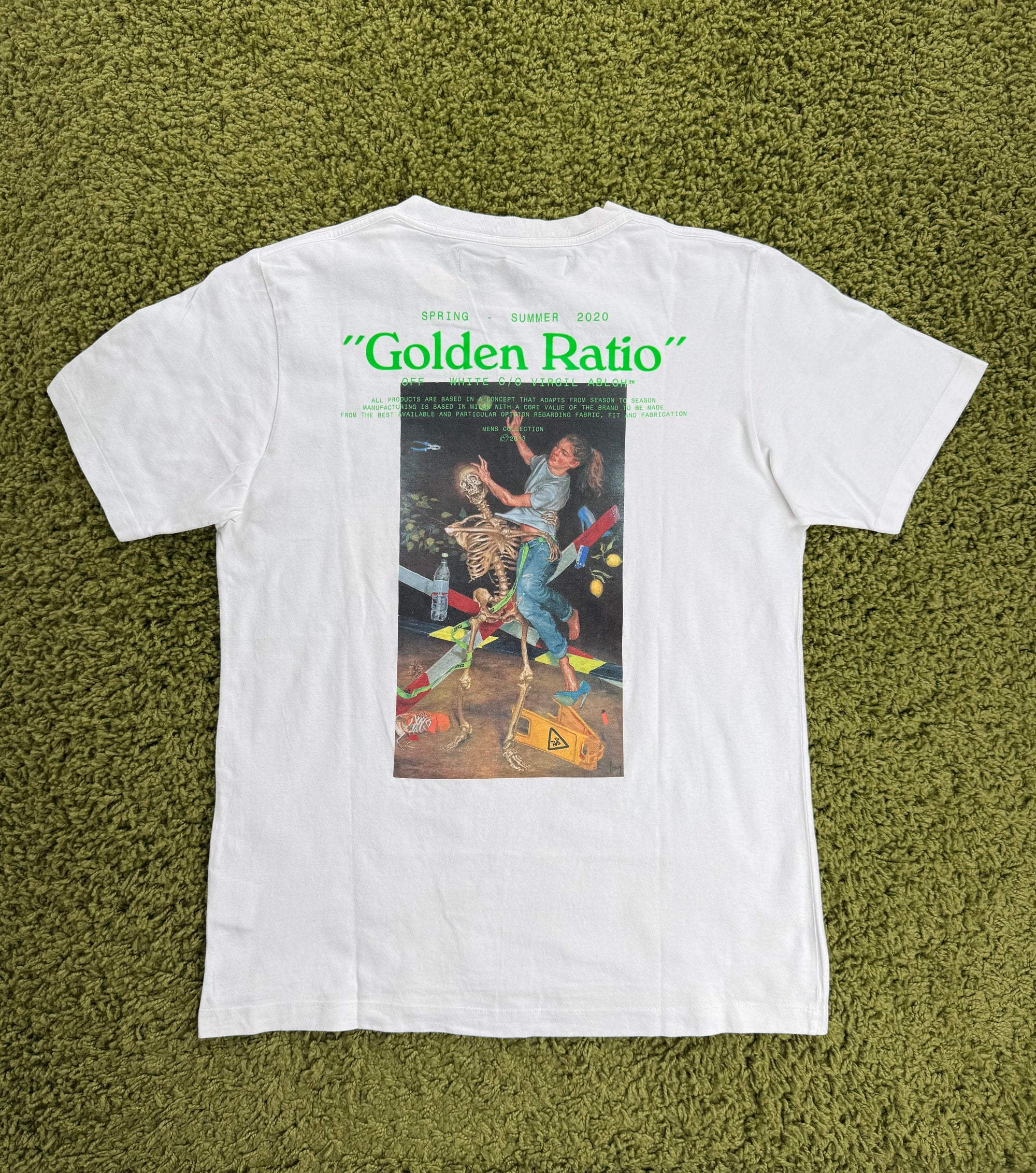 T-Shirt Off White Golden Ratio veste XL