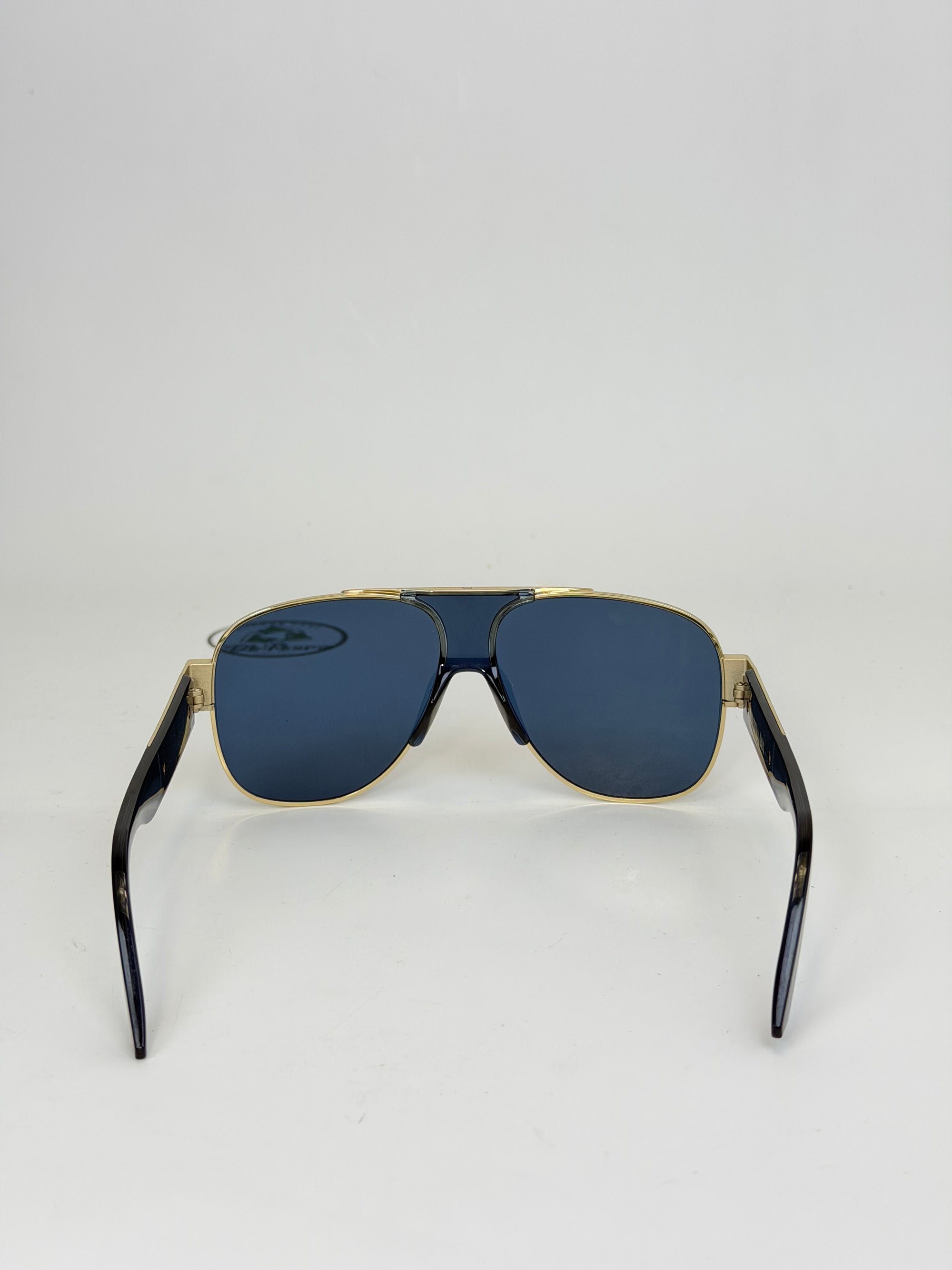 Occhiali Dior blu e oro