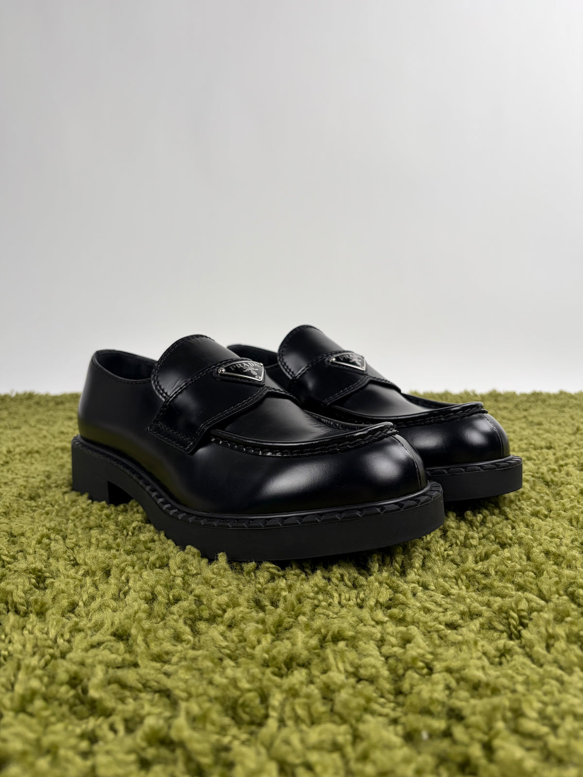 Mocassini Prada Chocolate Neri 9.5