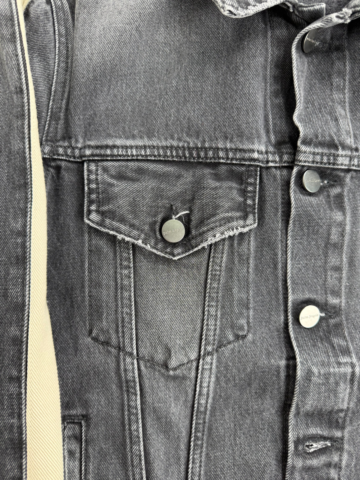 Completo Palm Angels In Denim Nero Giacca S Jeans M