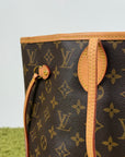 Borsa Neverfull Louis Vuitton MM Marrone