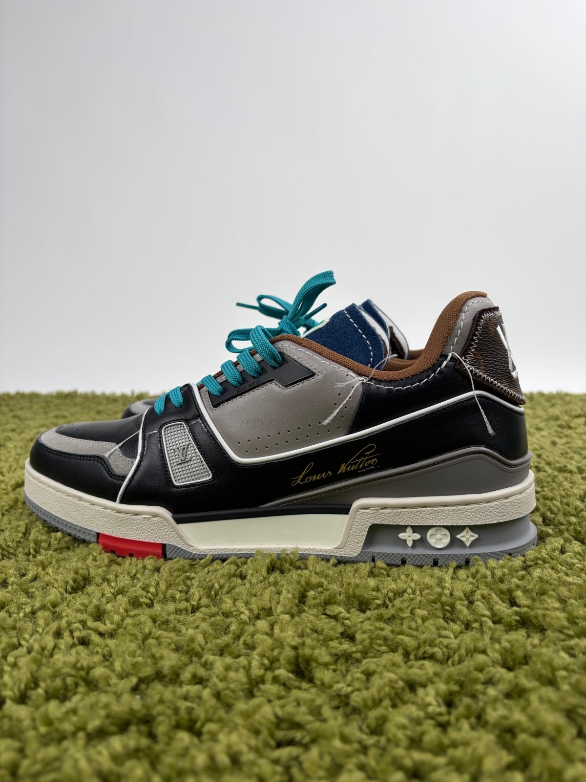 Louis Vuitton Trainer Nera Multicolor 8 - Second Hand Di Fiore