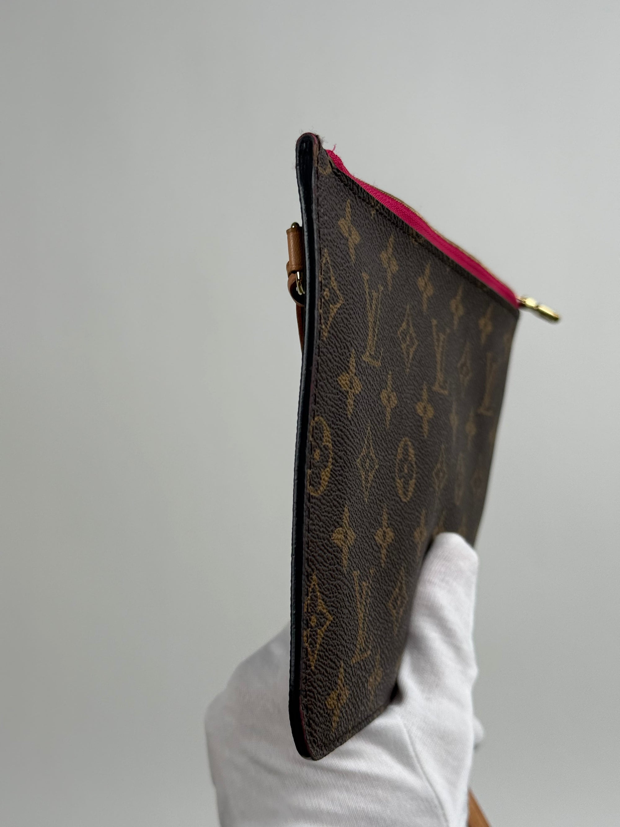 Borsa Neverfull Louis Vuitton MM Marrone