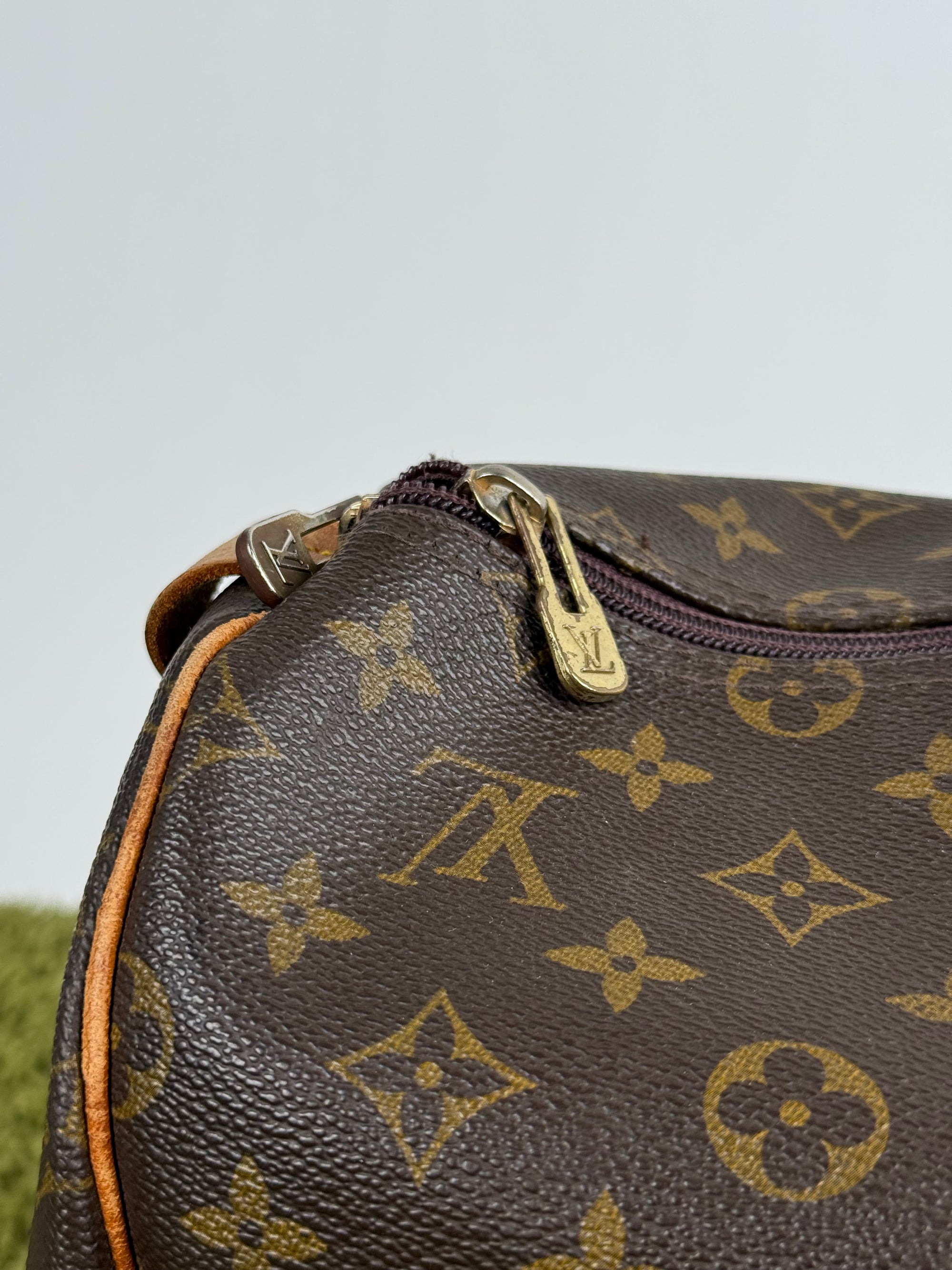 Borsone Keepall Louis Vuitton 55 vintage Marrone