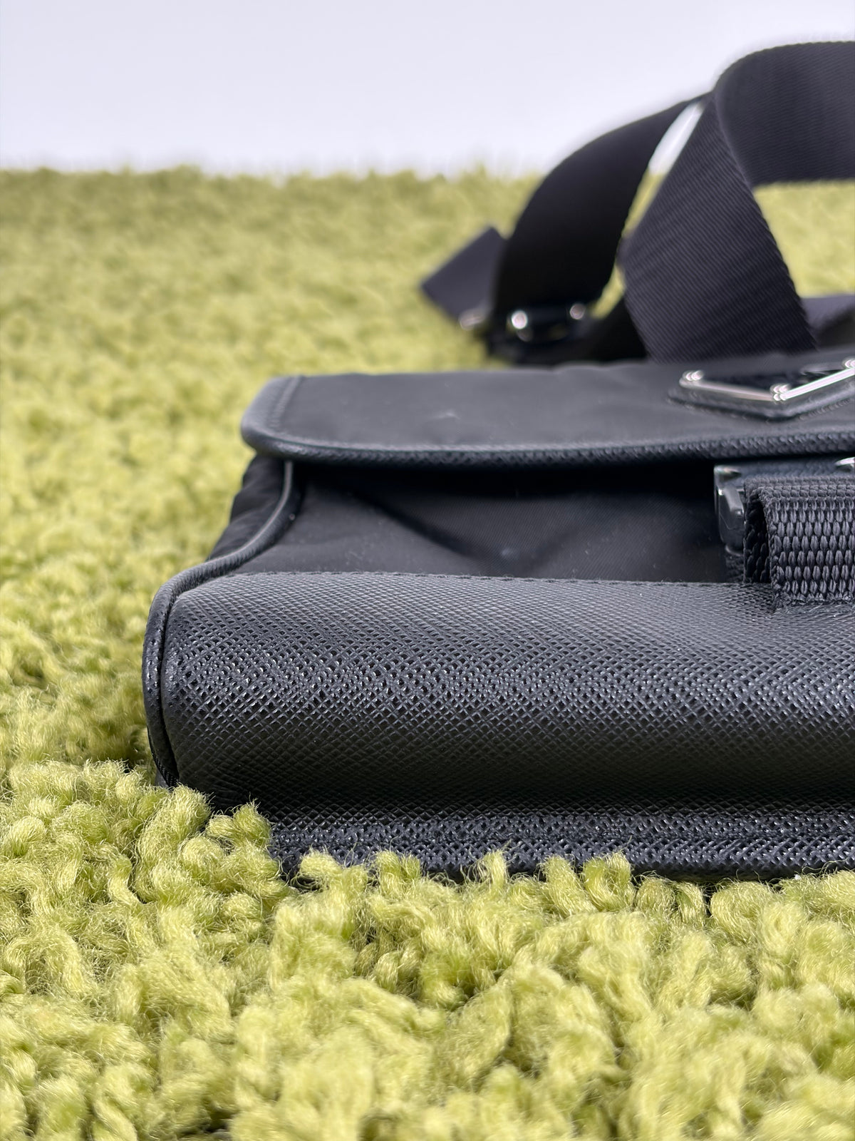Borsa a tracolla  Prada in Nylon Nero