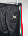 Pantalone Gucci Size L nero verde e rosso