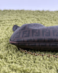 Borsa Fendi Baguette in tela Marrone