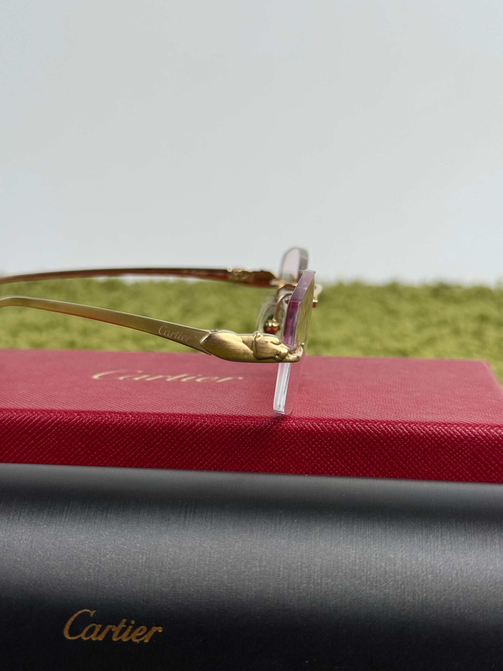 Occhiali Panthère de Cartier oro
