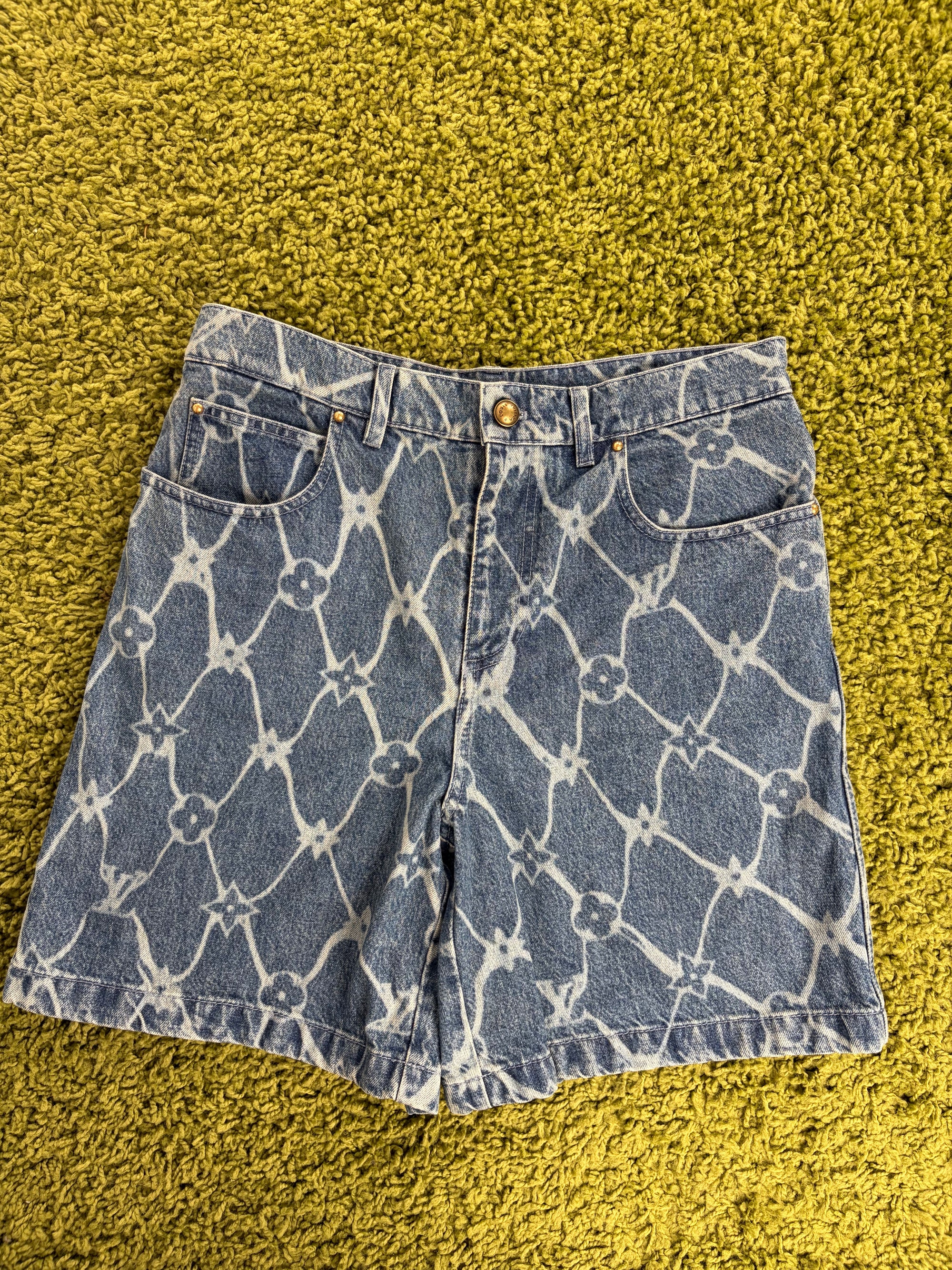 Jeans corto Louis Vuitton Size 44 blu