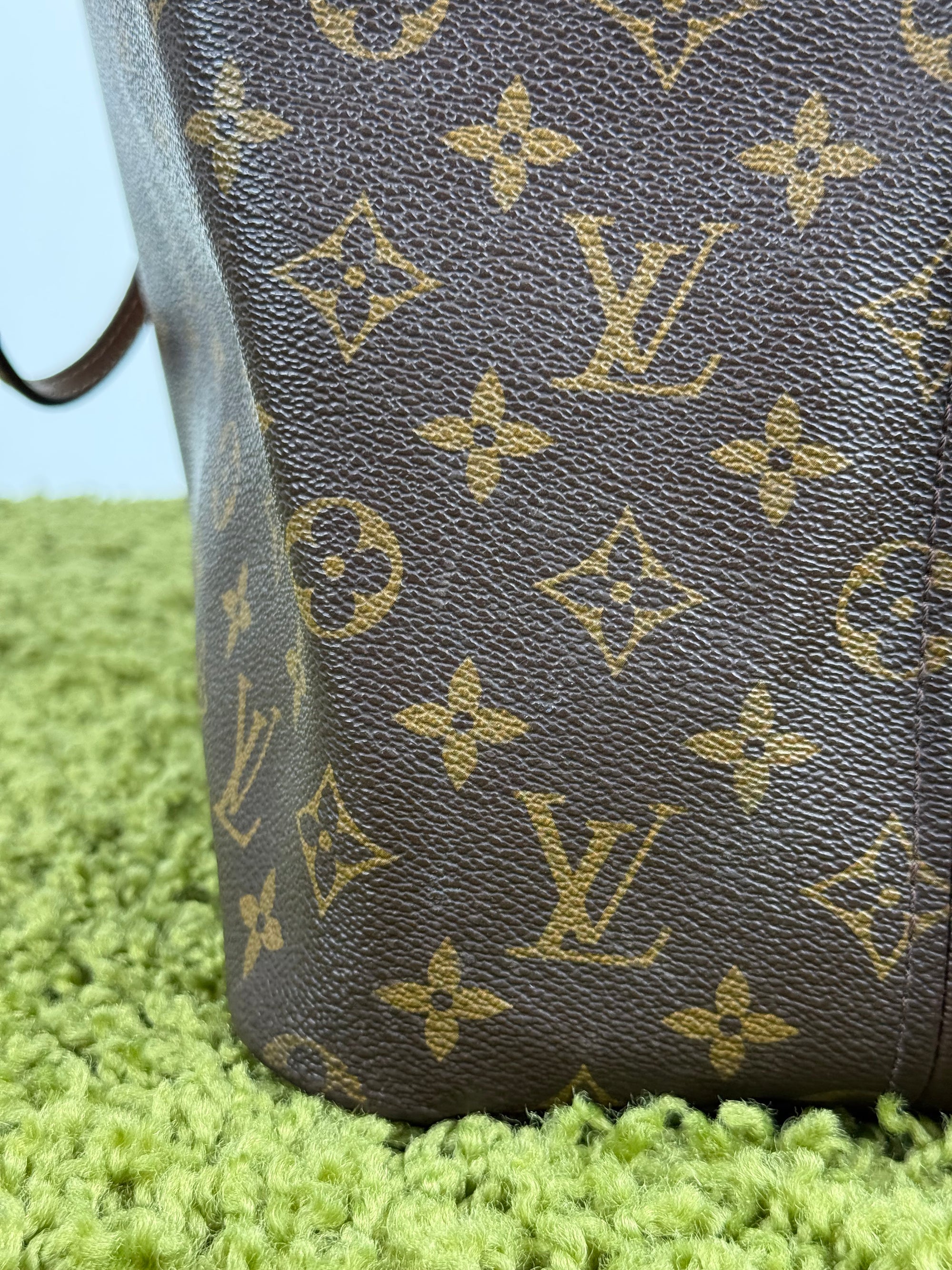 Borsa Neverfull MM monogram Louis Vuitton Marrone