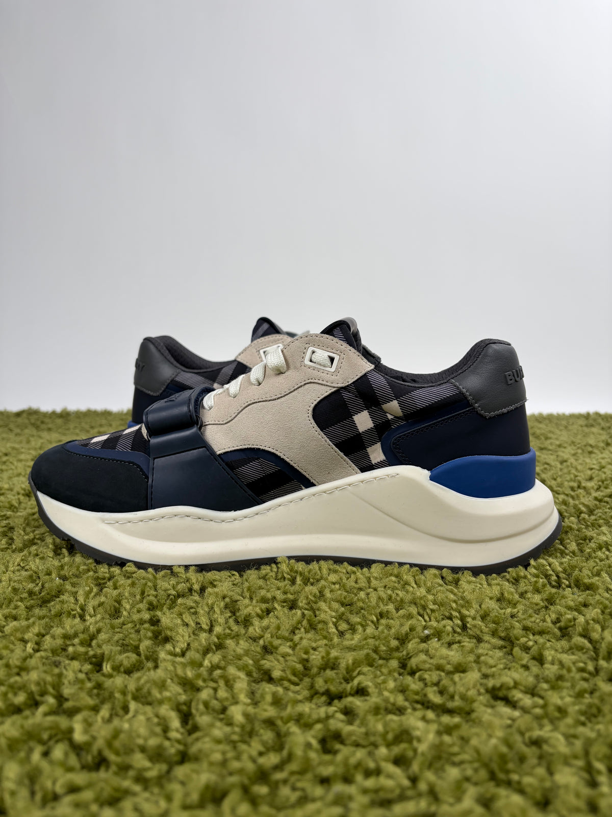 Burberry Ramsey Low-Top Sneaker Blu Multicolor 43
