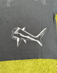 T-Shirt Palm Angels Broken Shark Nera L