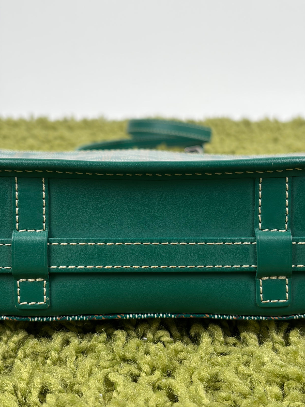 Borsa Goyard Belvedere PM in tela Goyardine Verde