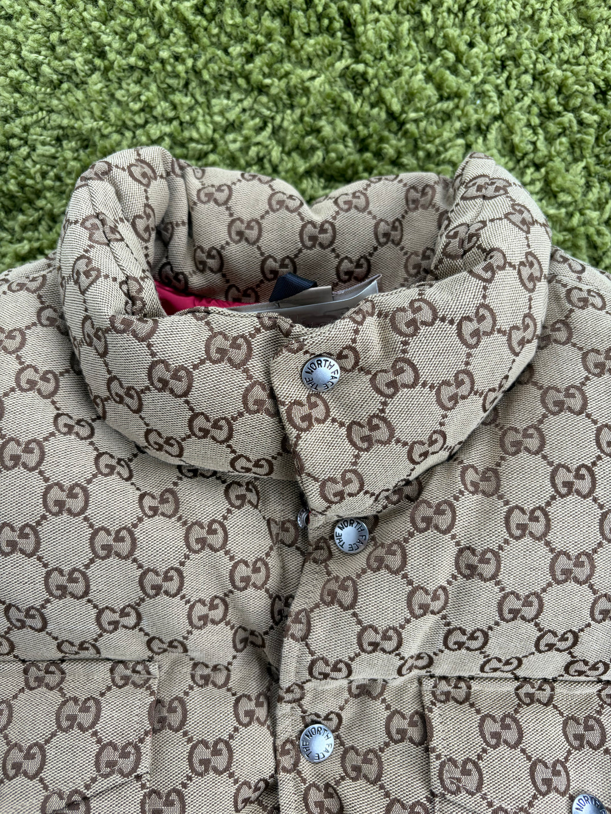 Gilet The North Face X Gucci Beige XL