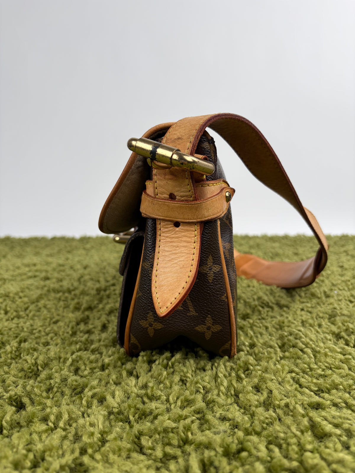 Borsa Monogram Hudson PM Louis Vuitton Marrone