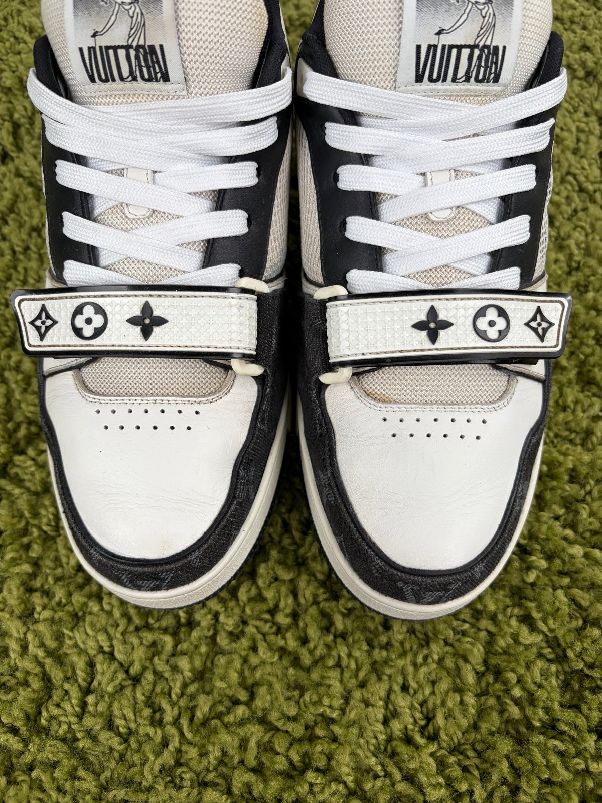 Louis Vuitton Trainer Denim Nera 7 - Second Hand Di Fiore