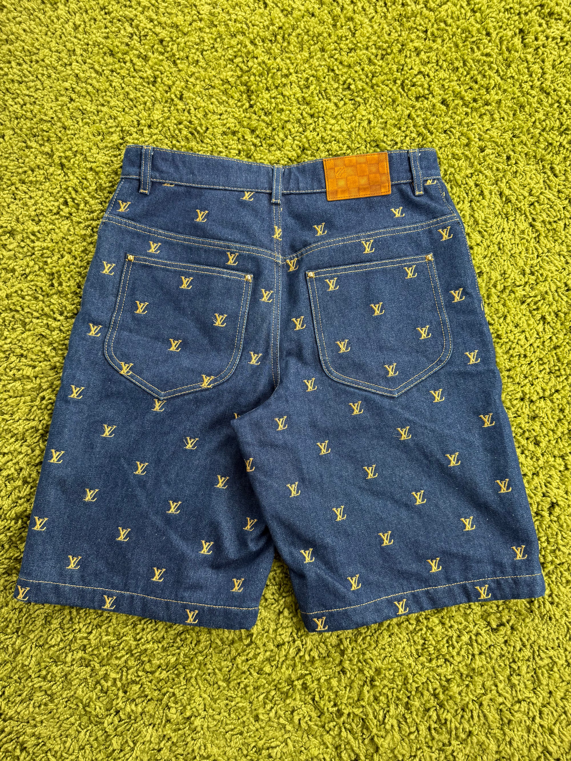 Completo Louis Vuitton In Denim Camicia S Pantaloncino 30