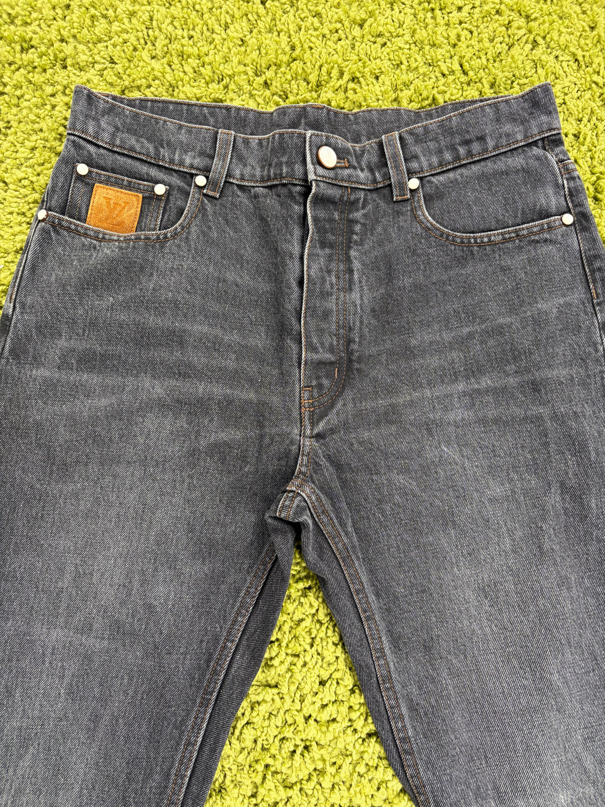 Jeans Louis Vuitton In Denim Nero 32