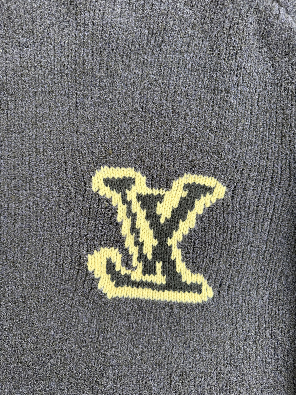 Maglione Louis Vuitton Blu Navy XXL