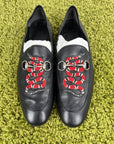 Mocassini Gucci Horsebit Kingsnake Nero 10.5