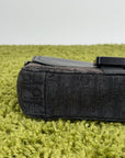Borsa a tracolla piccola saddle Christian Dior Nero