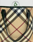 Borsa Burberry beige e verde