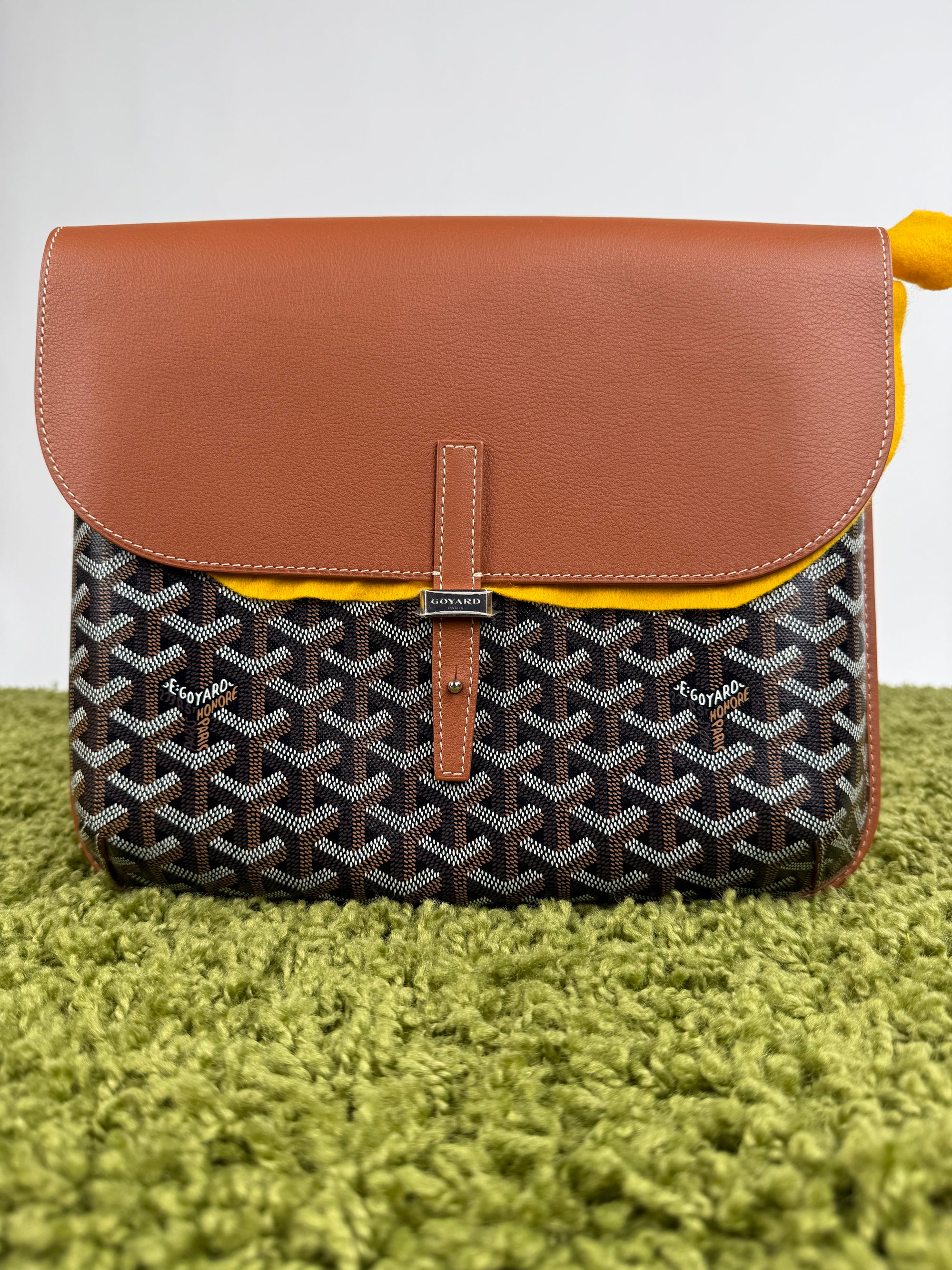 Goyard Borsa Coursier Messenger Marrone Nero