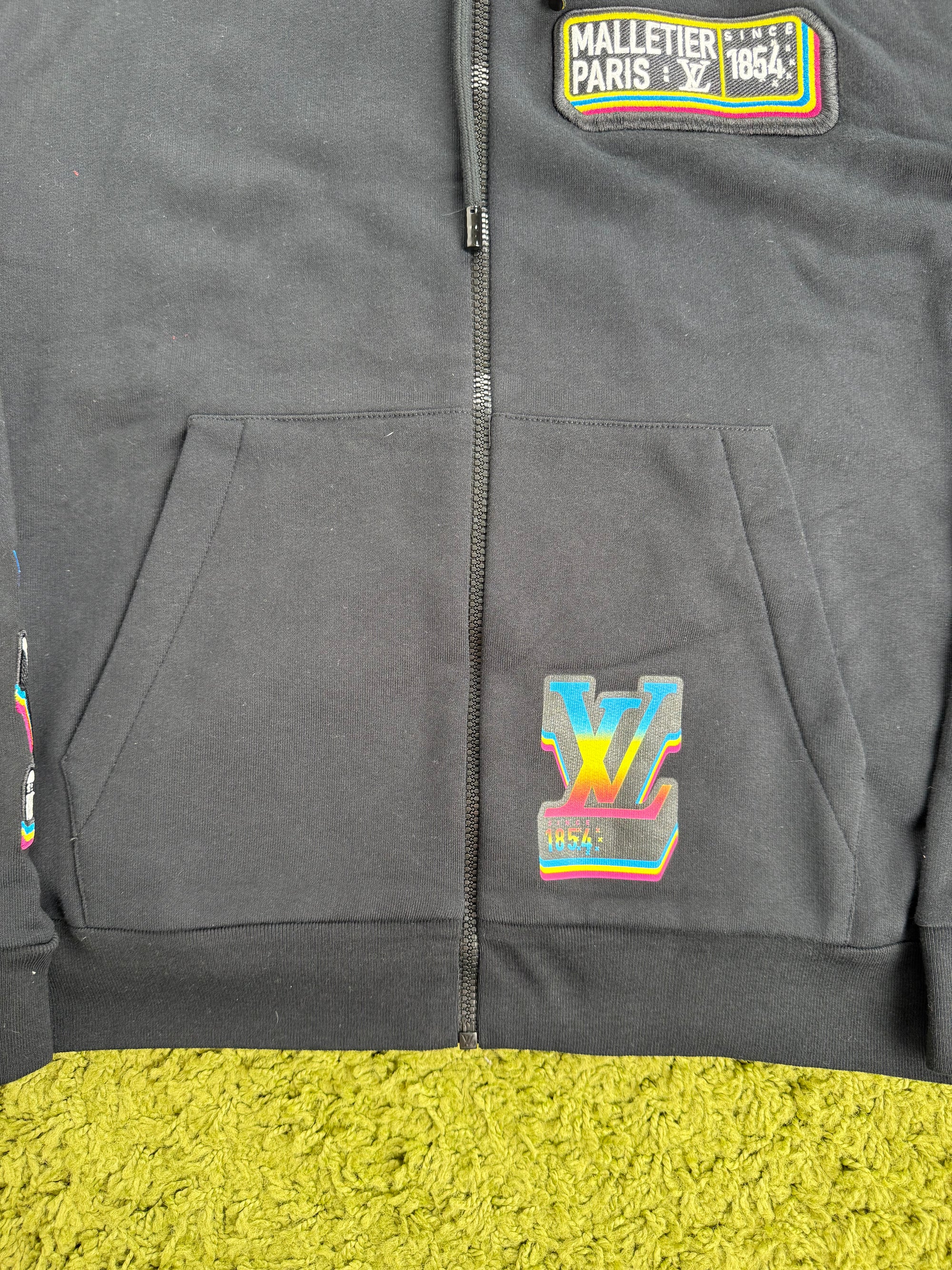 Felpa Louis Vuitton Nera Multicolor L